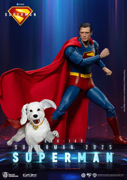 Superman (2025): Superman & Krypto: Action Figure - Beast Kingdom Toys Action Figure