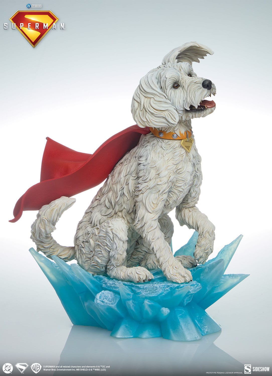 Superman (2025): Superman & Krypto: Premium Format Statue - Sideshow Collectibles Statue
