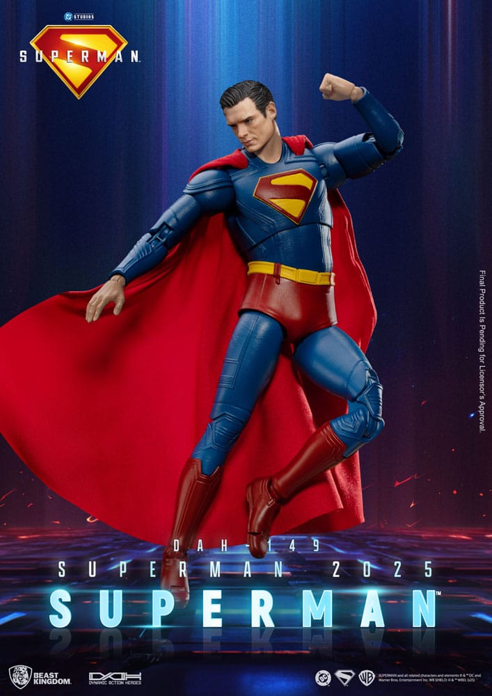 Superman Box Qty 2025 Action Figure Superman & Krypto 21 cm - Beast Kingdom Toys Action figures