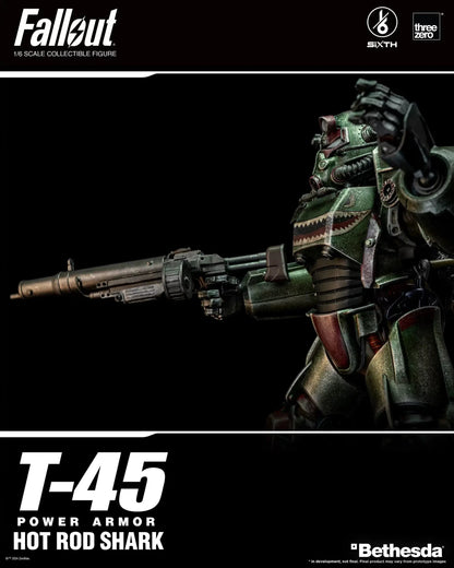 T-45: Hot Rod Shark Power Armor: Fallout: 1/6 Scale Figure - ThreeZero Action Figure