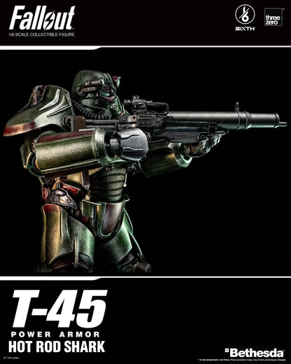 T-45: Hot Rod Shark Power Armor: Fallout: 1/6 Scale Figure - ThreeZero Action Figure