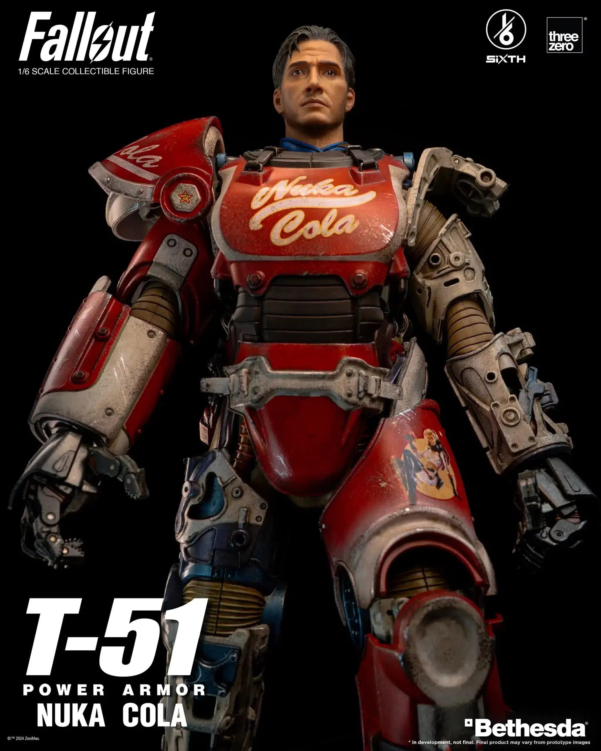 T-51: Nuka Cola Power Armor: Fallout: 1/6 Scale Figure ThreeZero