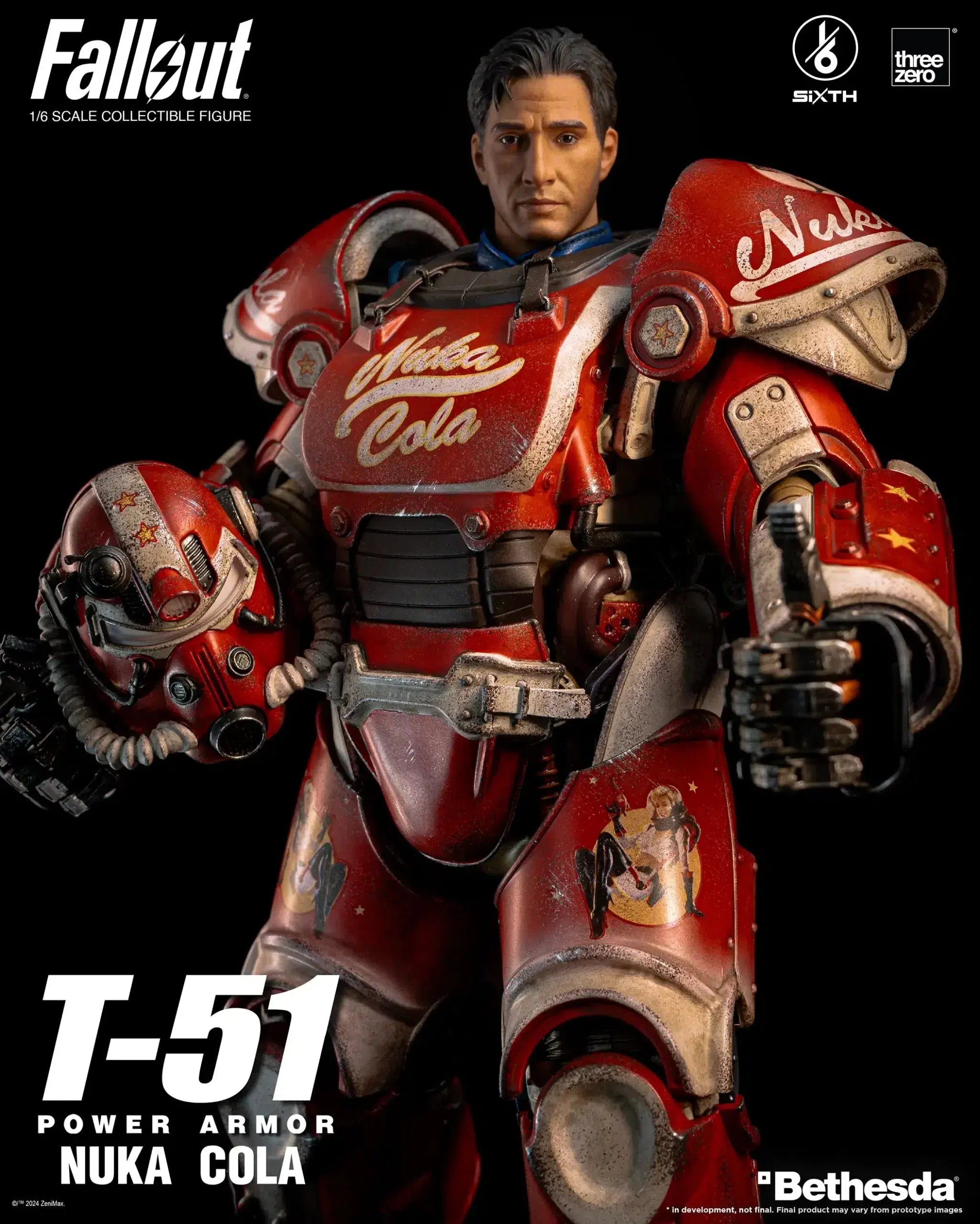 T-51: Nuka Cola Power Armor: Fallout: 1/6 Scale Figure ThreeZero