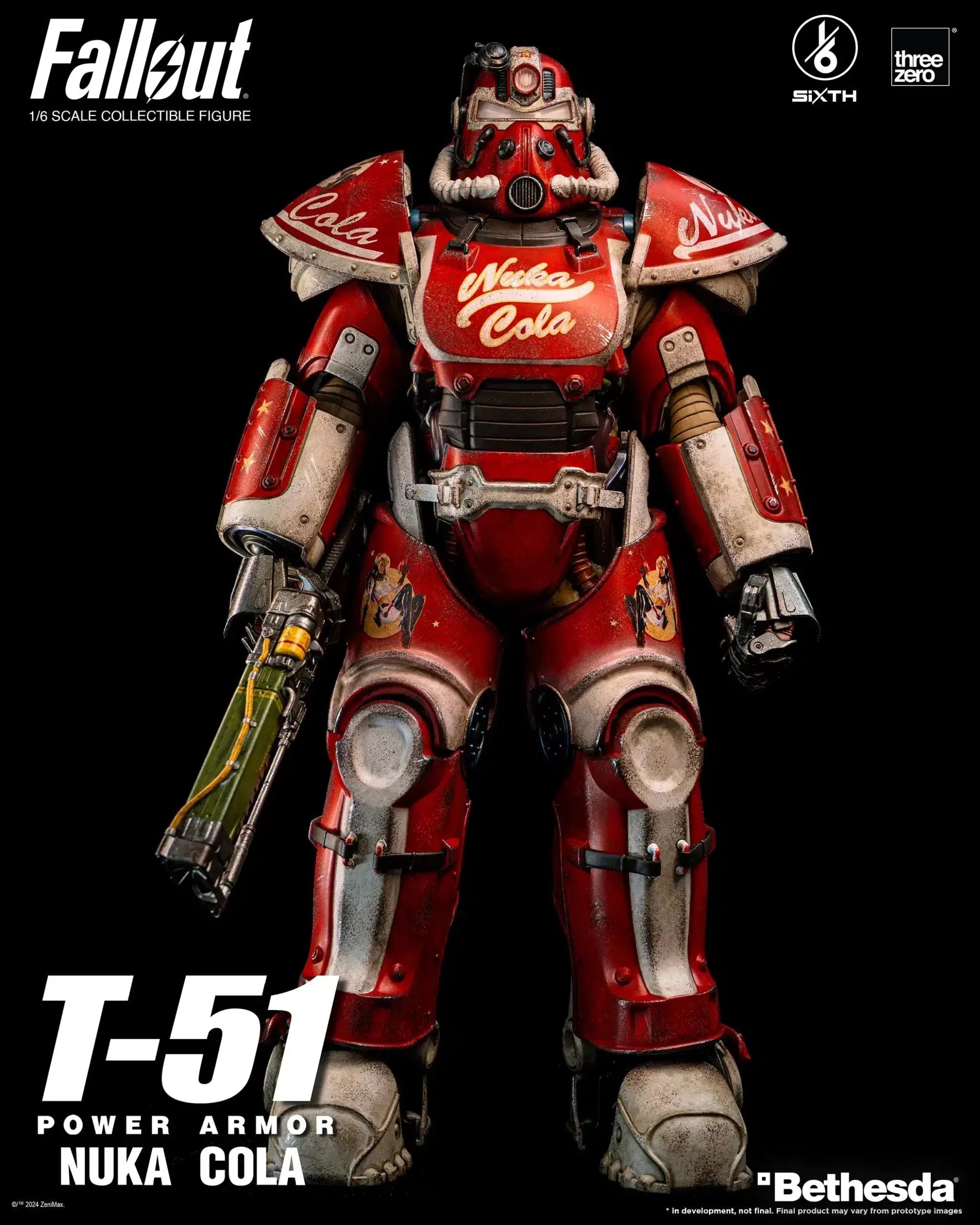 T-51: Nuka Cola Power Armor: Fallout: 1/6 Scale Figure ThreeZero