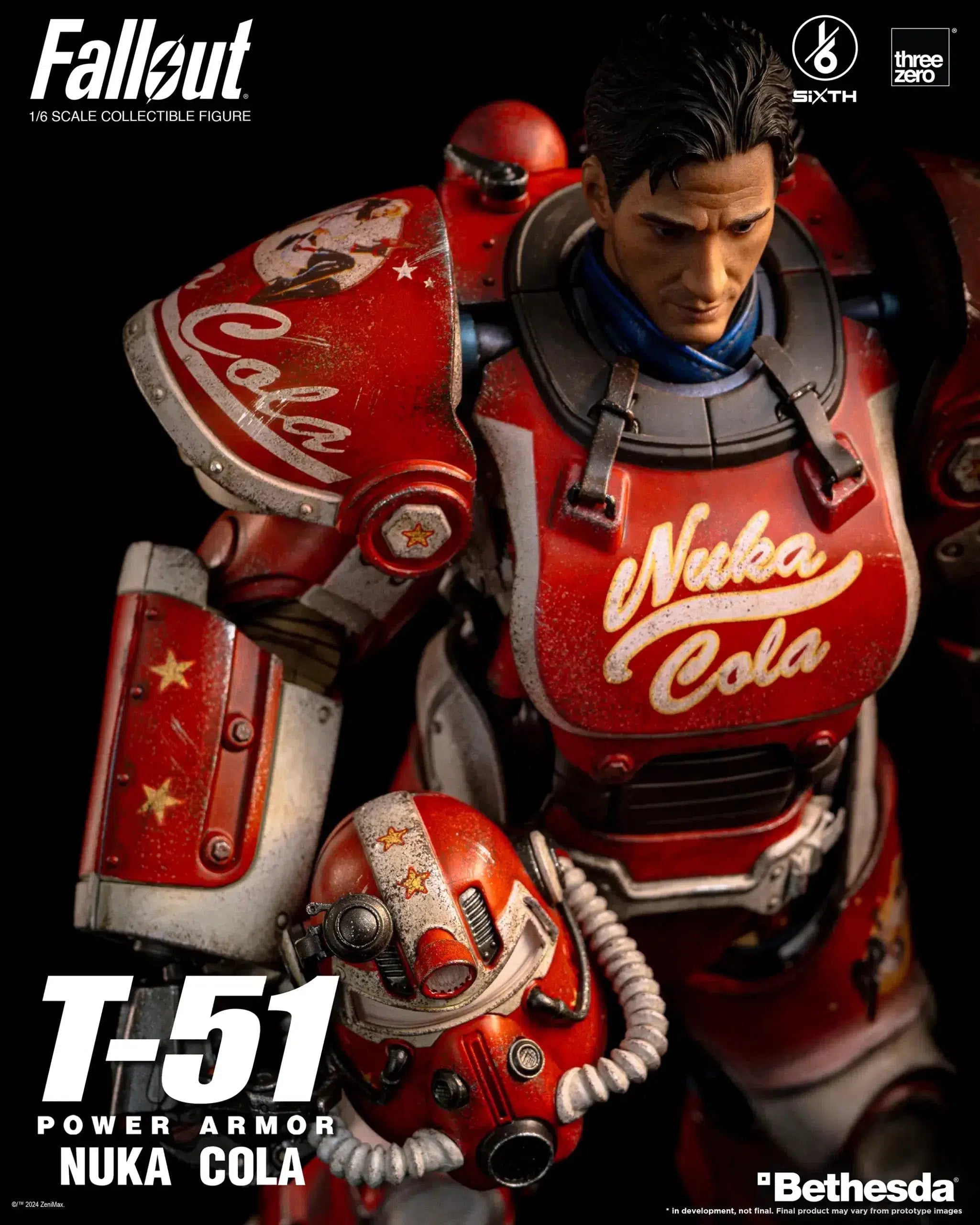 T-51: Nuka Cola Power Armor: Fallout: 1/6 Scale Figure ThreeZero