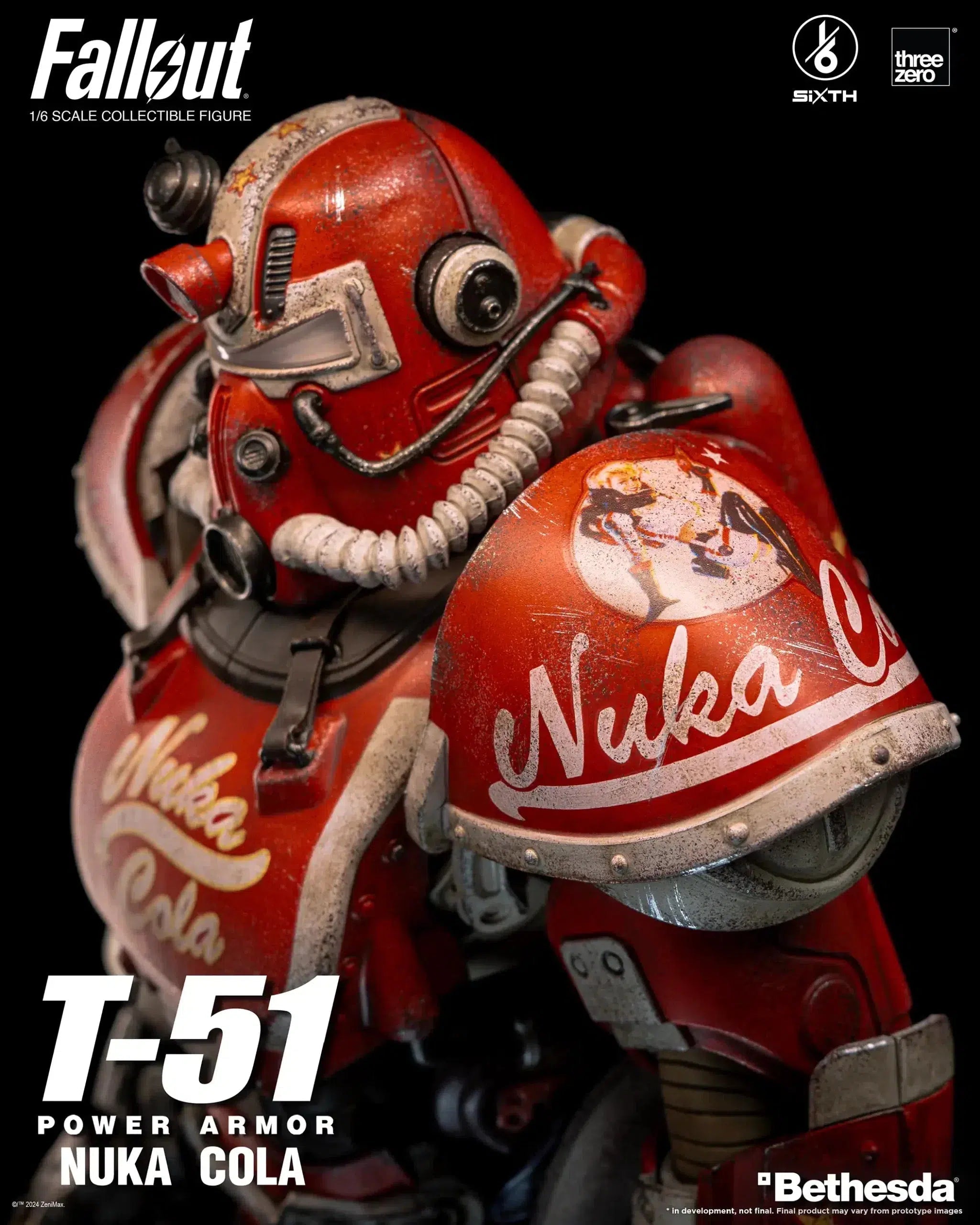 T-51: Nuka Cola Power Armor: Fallout: 1/6 Scale Figure ThreeZero