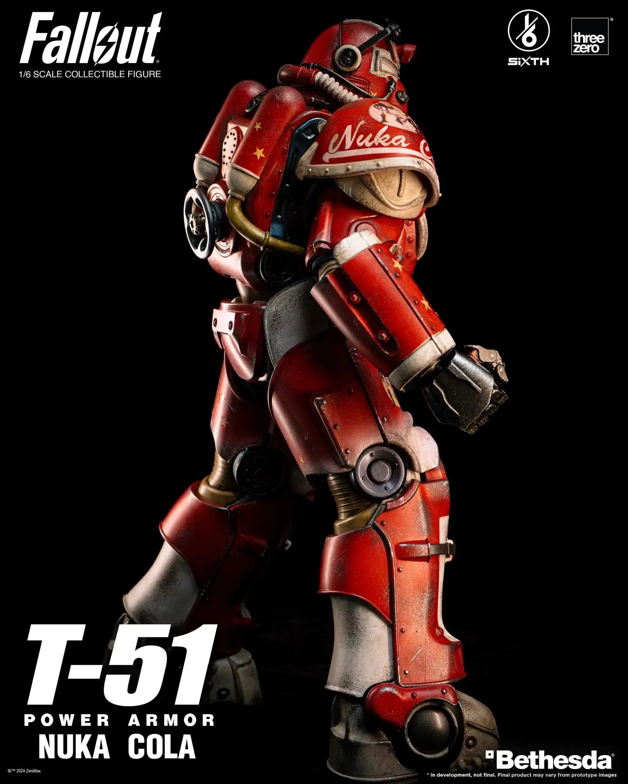 T-51: Nuka Cola Power Armor: Fallout: 1/6 Scale Figure ThreeZero