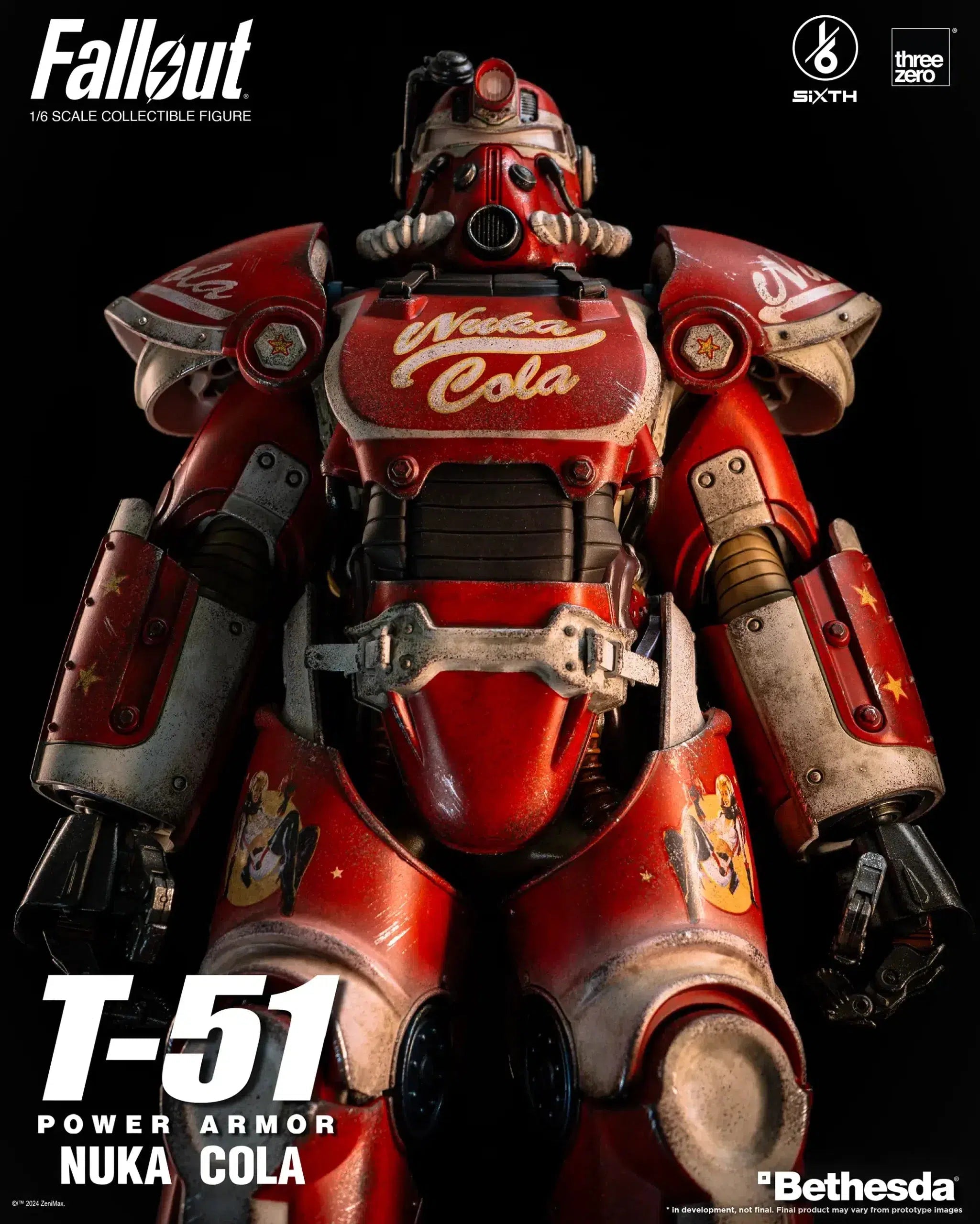 T-51: Nuka Cola Power Armor: Fallout: 1/6 Scale Figure ThreeZero