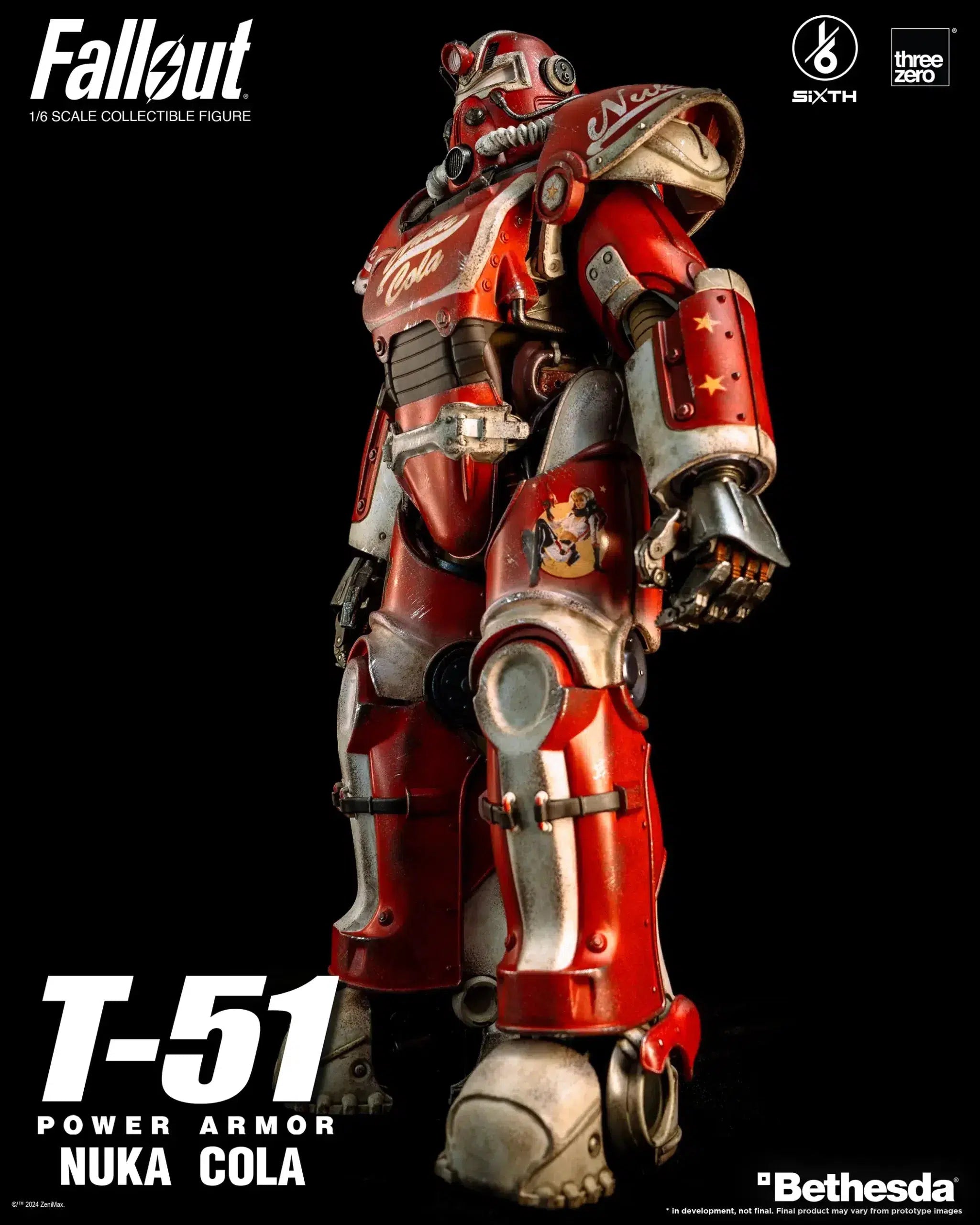 T-51: Nuka Cola Power Armor: Fallout: 1/6 Scale Figure ThreeZero