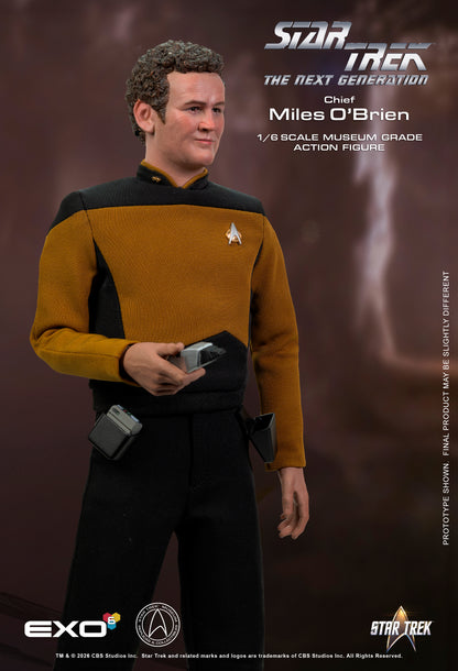 Star Trek: The Next Generation Chief Miles O'Brien & Transporter Console 1/6 Scale Action Figure and Diorama Set - EXO-6 Action Figures