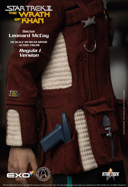 Star Trek: The Wrath of Khan Dr. Leonard McCoy (Regula I Ver.) 1/6 Scale Action Figure - EXO-6 Action Figures