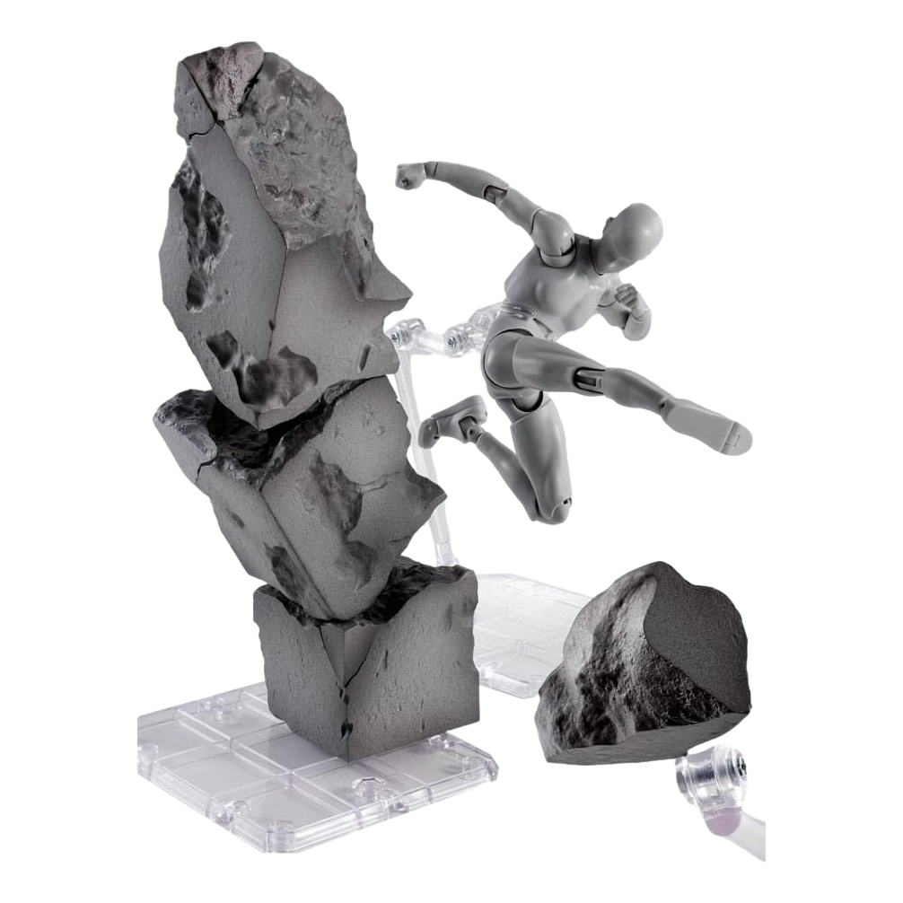Tamashii Effect Action Figure Accessory Concrete Crash for S.H.Figuarts - Bandai Tamashii Nations Action Figure: Accessories