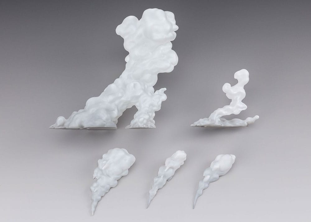 Tamashii Effect Action Figure Accessory Smoke White Version for S.H.Figuarts - Bandai Tamashii Nations Action figures: accessories
