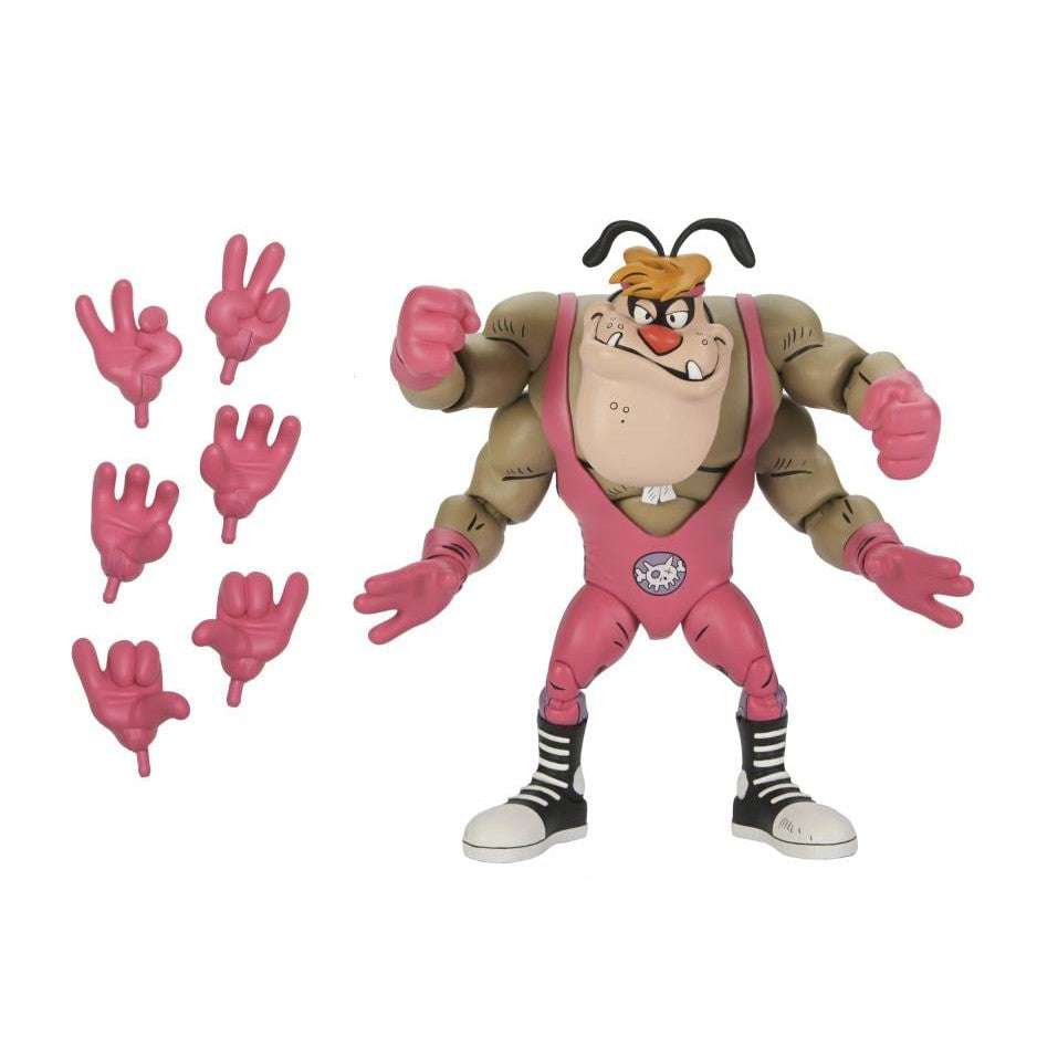 Teenage Mutant Ninja Turtles: (Archie Comics): Stump Wrestling: Cryin' Houn': Deluxe 7" Action Figure Neca