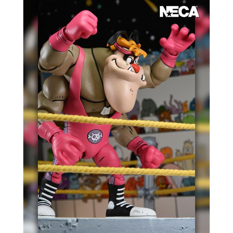 Teenage Mutant Ninja Turtles: (Archie Comics): Stump Wrestling: Cryin' Houn': Deluxe 7" Action Figure Neca