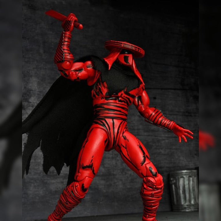 Teenage Mutant Ninja Turtles: Foot Elite Assassin (Red & Black Variant) (Mirage Comics): 7" Action Figure Neca