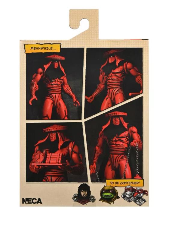 Teenage Mutant Ninja Turtles: Foot Elite Assassin (Red & Black Variant) (Mirage Comics): 7" Action Figure Neca