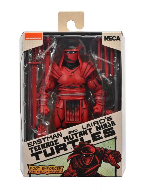 Teenage Mutant Ninja Turtles: Foot Enforcer (Red & Black Variant) (Mirage Comics): 7" Action Figure Neca