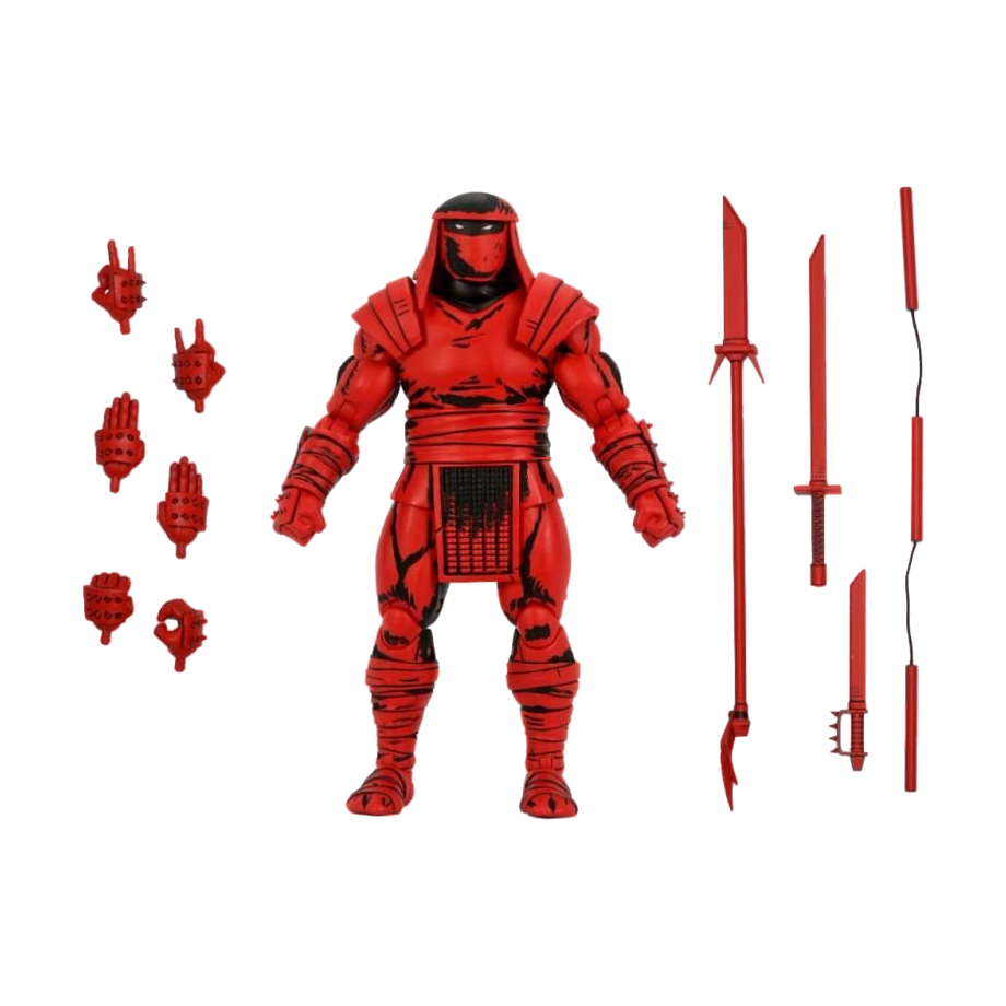 Teenage Mutant Ninja Turtles: Foot Enforcer (Red & Black Variant) (Mirage Comics): 7" Action Figure Neca