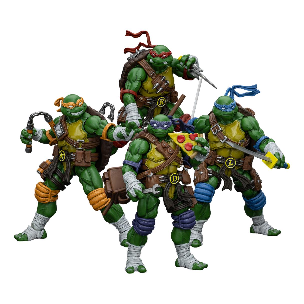 Teenage Mutant Ninja Turtles: Full Set Of 4: 1/18 Scale: Limited Batch Joy Toy