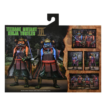 Teenage Mutant Ninja Turtles III: 1993 Movie: Leonardo & Michelangelo: 7" Action Figure 2 Pack (Copy - Neca Action Figure