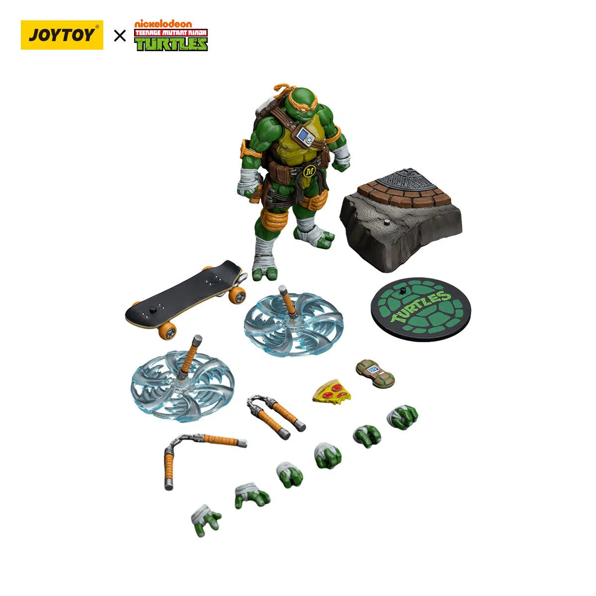 Teenage Mutant Ninja Turtles: Michelangelo: 1/18 Scale: Limited Batch: Joy Toy