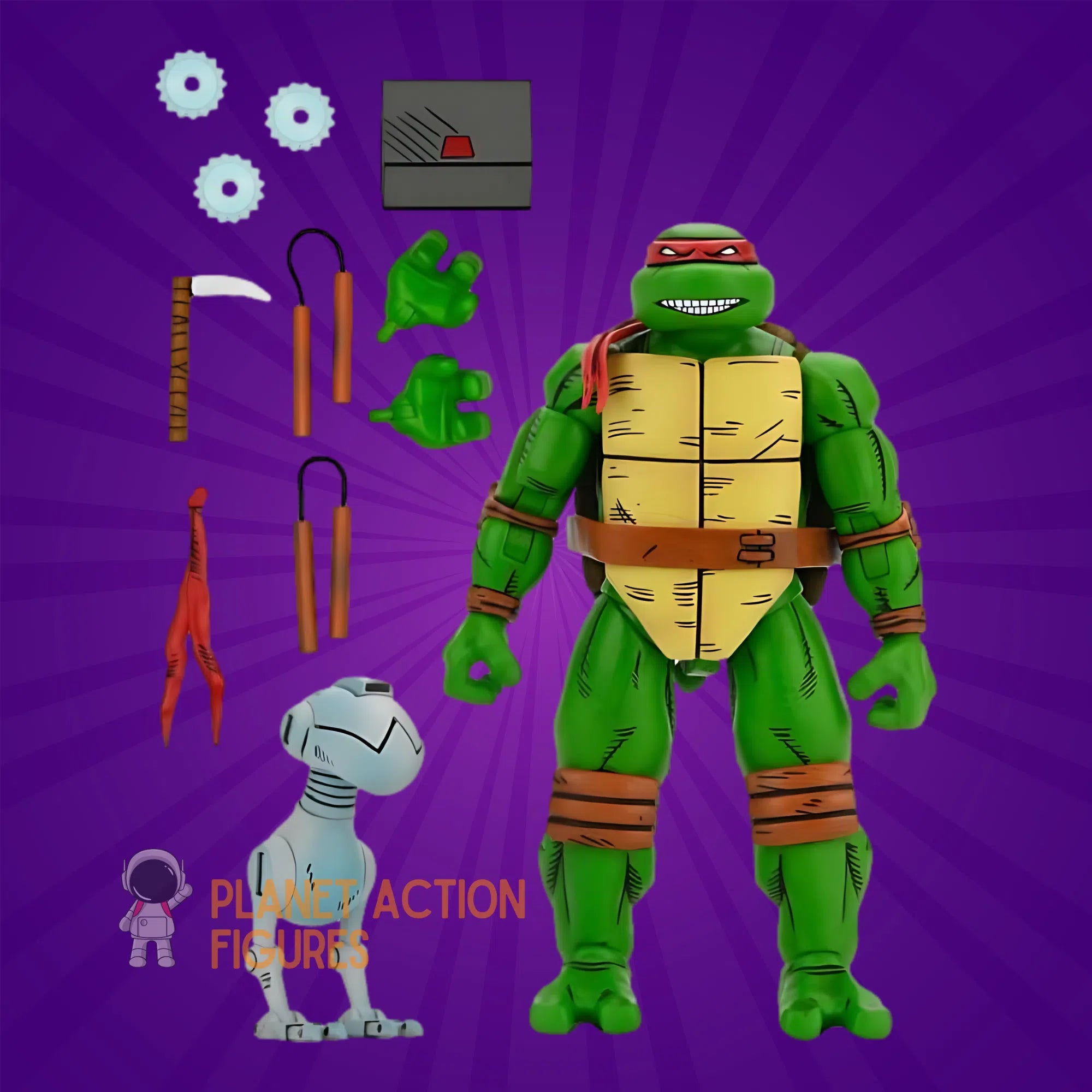 Teenage Mutant Ninja Turtles: Michelangelo: Mirage Comics: 7 Inch Figure Neca