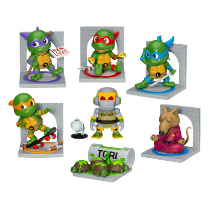 Teenage Mutant Ninja Turtles Mini Egg Attack Blind Box Figures Series Assortment Box Qty 6 - Beast Kingdom Toys Mini-figures, Blind Boxes