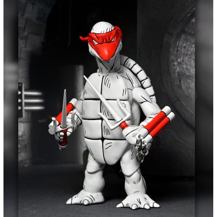 Teenage Mutant Ninja Turtles: (Mirage Comics): First Turtles: (Black & White): Two-Pack: 7" Action Figure Neca