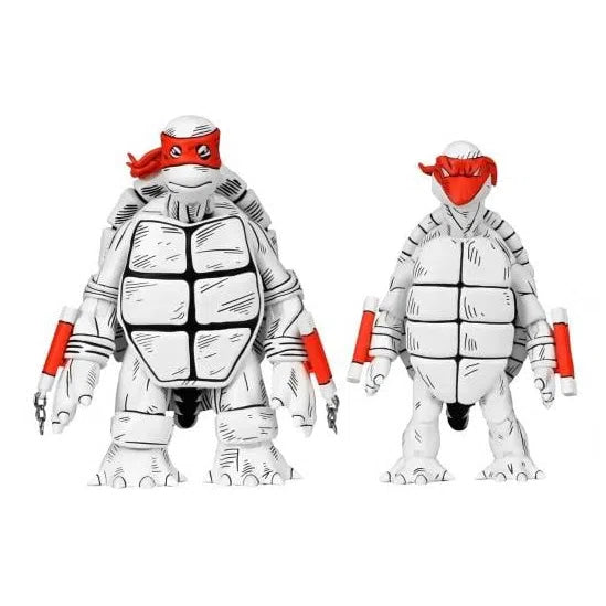 Teenage Mutant Ninja Turtles: (Mirage Comics): First Turtles: (Black & White): Two-Pack: 7" Action Figure