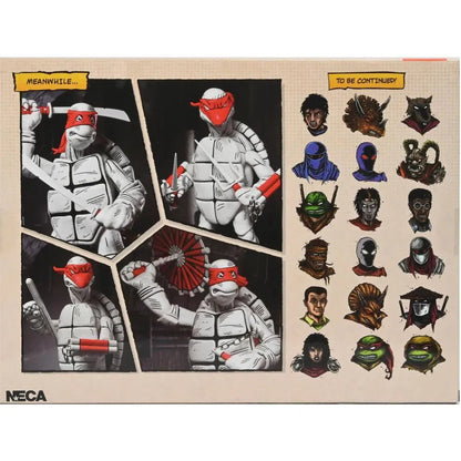 Teenage Mutant Ninja Turtles: (Mirage Comics): First Turtles: (Black & White): Two-Pack: 7" Action Figure - Neca Action Figure