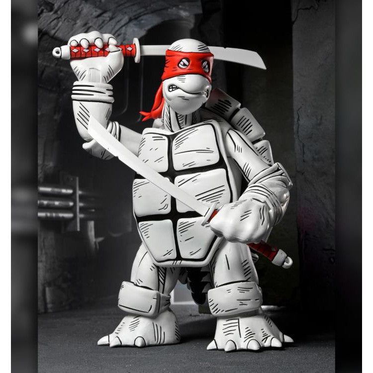 Teenage Mutant Ninja Turtles: (Mirage Comics): First Turtles: (Black & White): Two-Pack: 7" Action Figure Neca