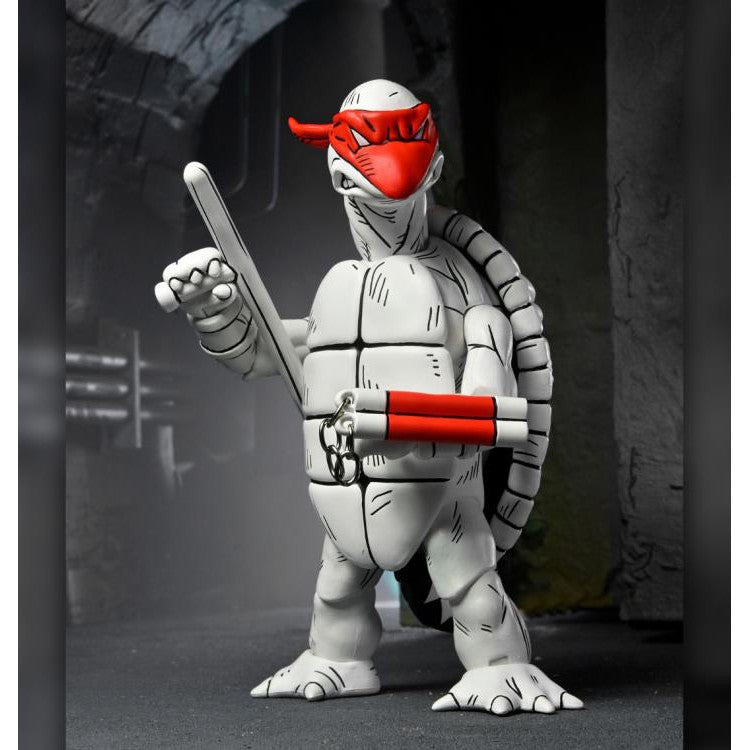 Teenage Mutant Ninja Turtles: (Mirage Comics): First Turtles: (Black & White): Two-Pack: 7" Action Figure Neca