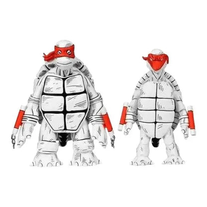 Teenage Mutant Ninja Turtles: (Mirage Comics): First Turtles: (Black & White): Two-Pack: 7" Action Figure - Neca Action Figure