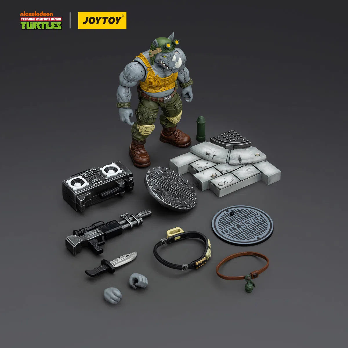 Teenage Mutant Ninja Turtles: Rocksteady: 1/18 Scale: Limited Batch: Joy Toy Joy Toy