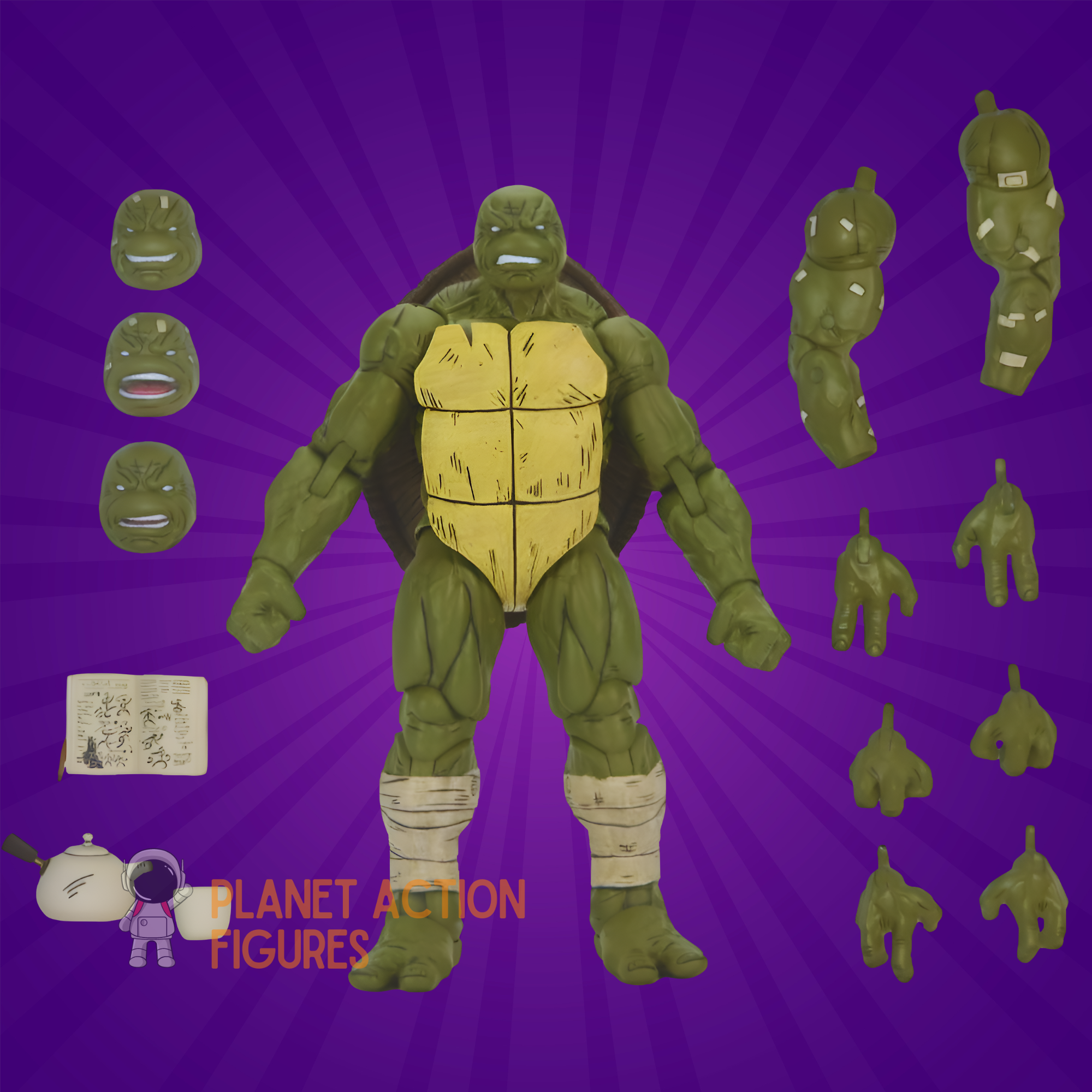 Teenage Mutant Ninja Turtles: The Last Ronin: Battle Damaged Ronin: Ultimate 7 Inch Action Figure Neca