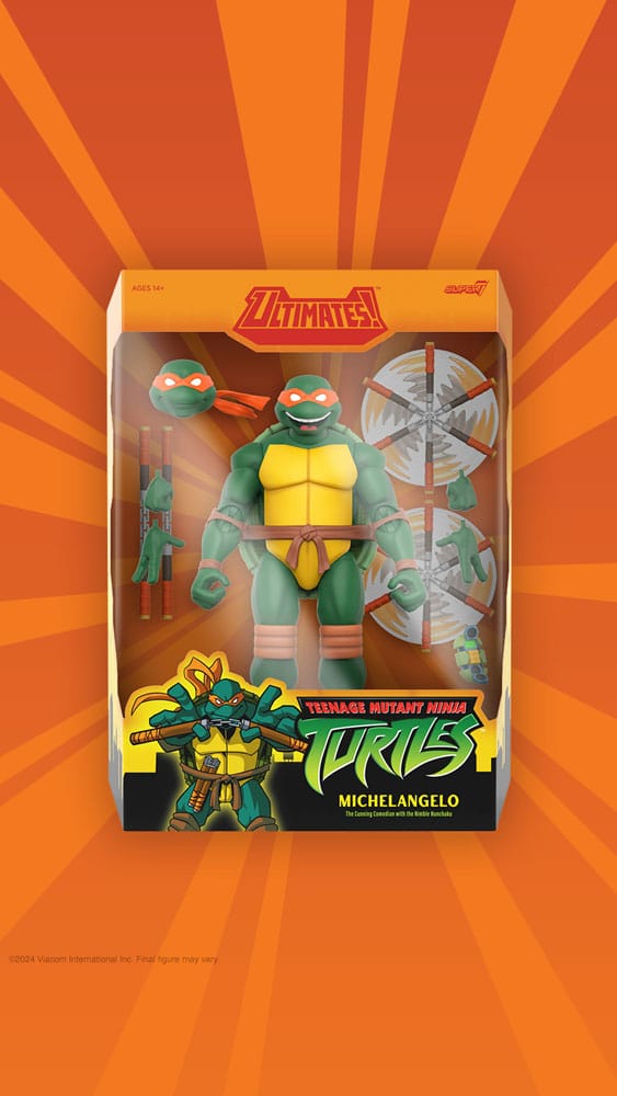 Teenage Mutant Ninja Turtles Ultimates Action Figure Wave 12 Michelangelo 18 cm - Super7 Action Figures