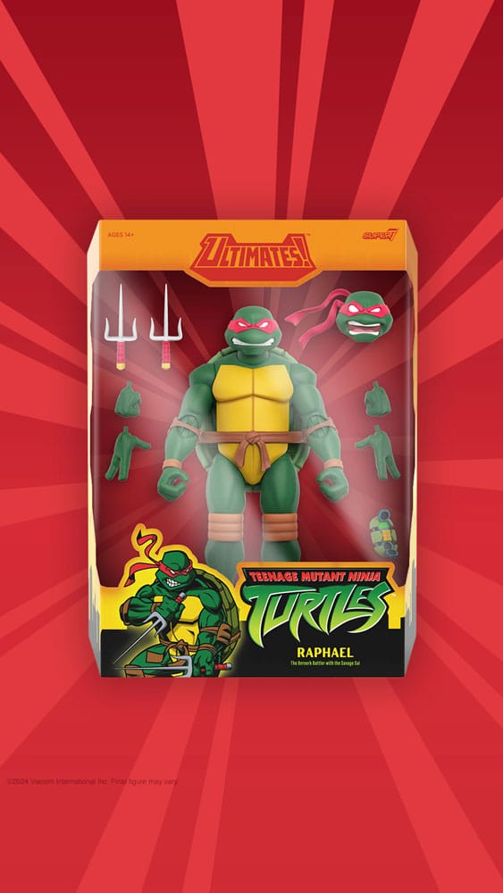 Teenage Mutant Ninja Turtles Ultimates Action Figure Wave 12 Raphael 18 cm - Super7 Action Figures