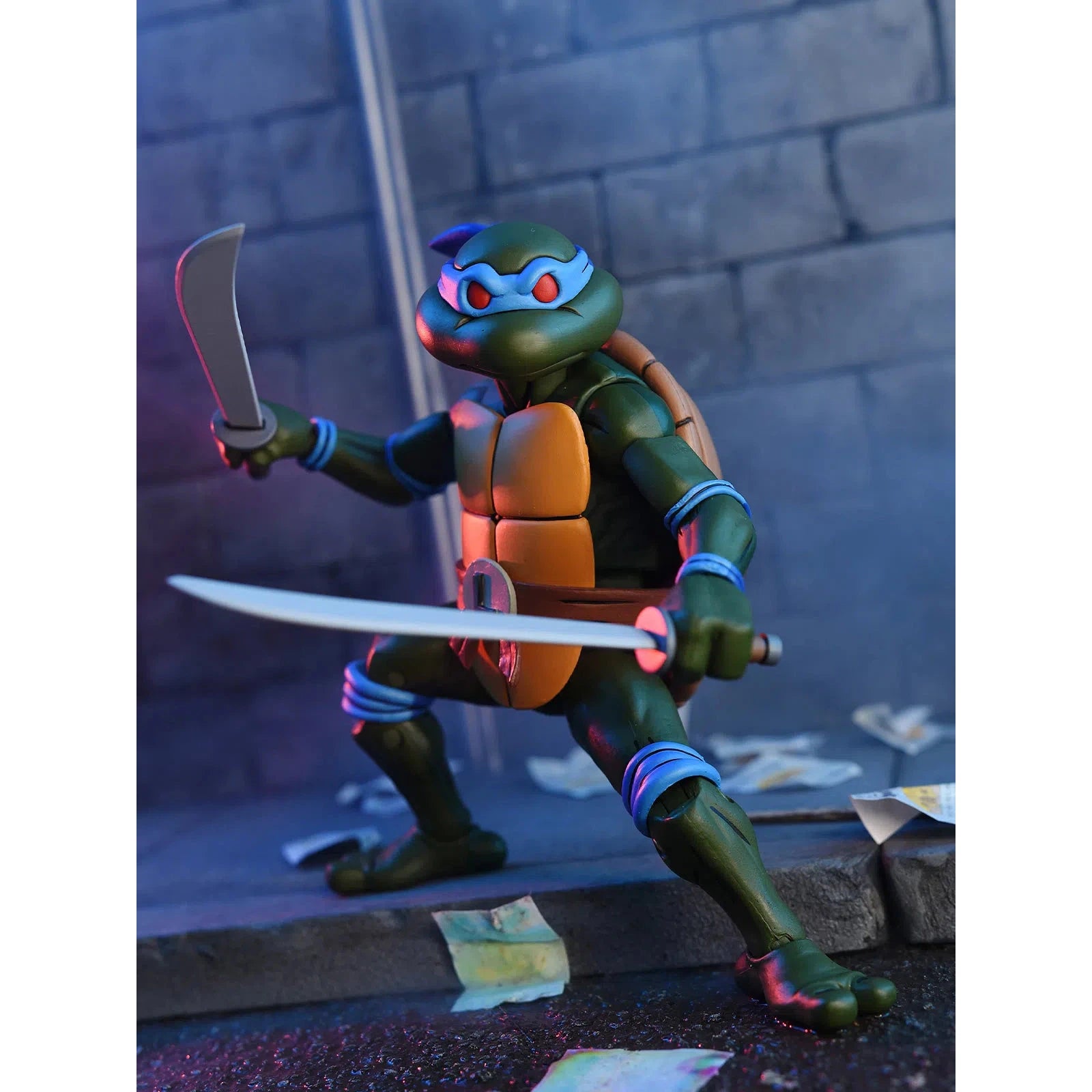 Teenage Mutant Ninja Turtles: VHS: Leonardo: Ultimate 7 Inch Action Figure Neca