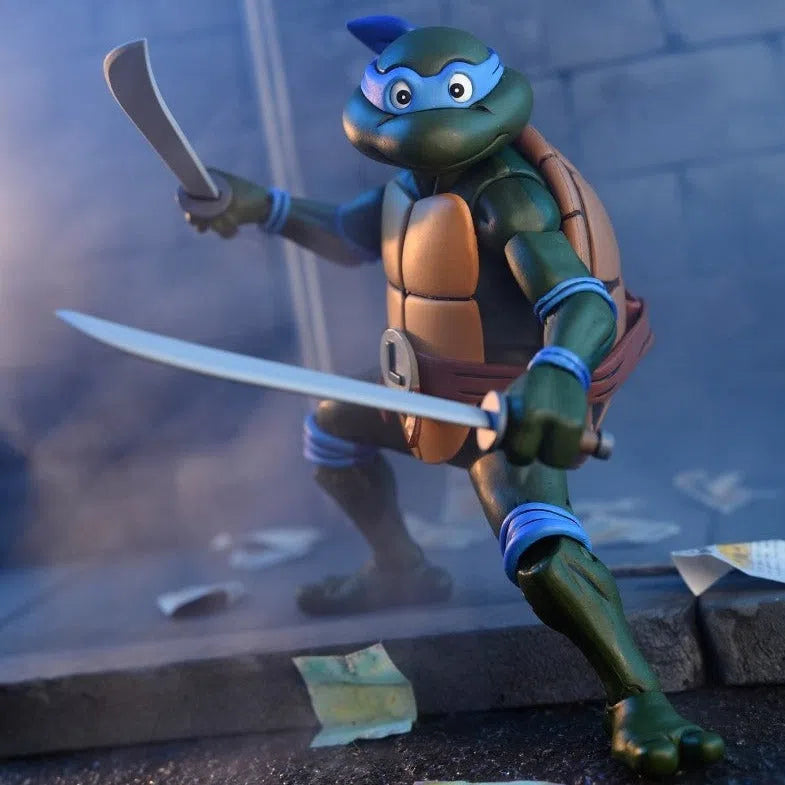 Teenage Mutant Ninja Turtles: VHS: Leonardo: Ultimate 7 Inch Action Figure Neca