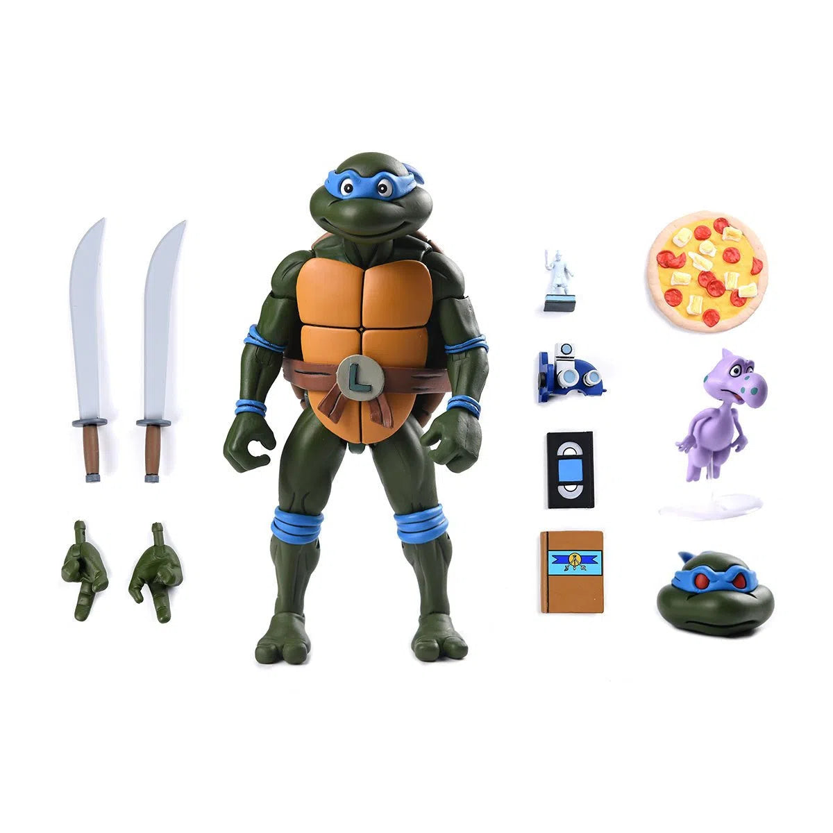 Teenage Mutant Ninja Turtles: VHS: Leonardo: Ultimate 7 Inch Action Figure Neca