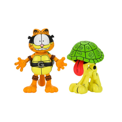 Teenage Mutant Ninja Turtles x Garfield: Garfello & Odie (Archie Comics): Ultimate 7 Inch: Action Figure Pack - Neca Action Figures