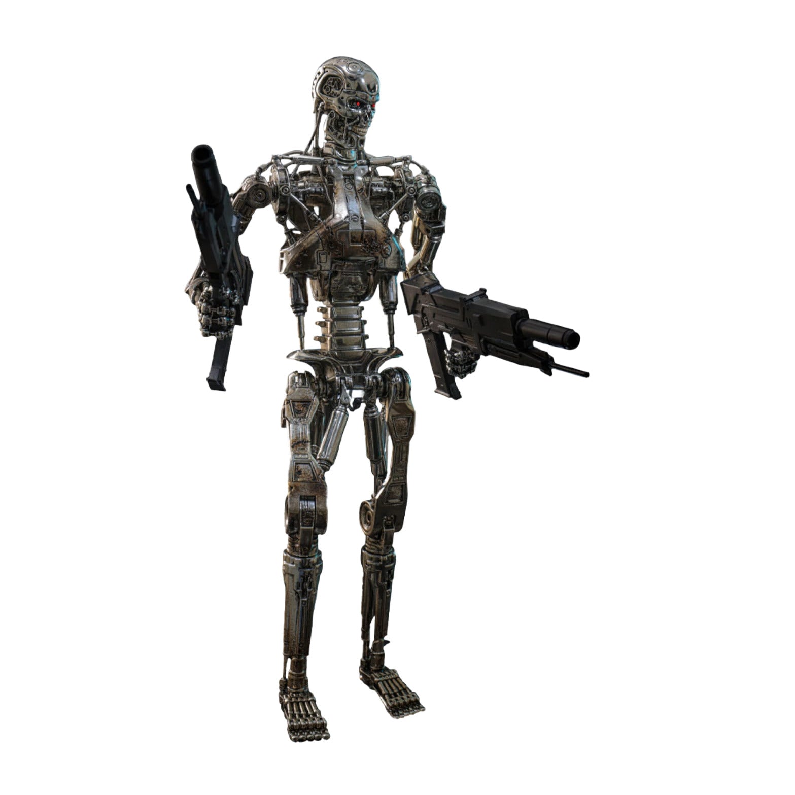 Terminator 2: Judgement: Endoskeleton (Battle Damaged Ver.): 1/6th - Hot Toys Action Figures