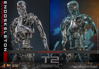Terminator 2: Judgement: Endoskeleton (Battle Damaged Ver.): 1/6th - Hot Toys Action Figures
