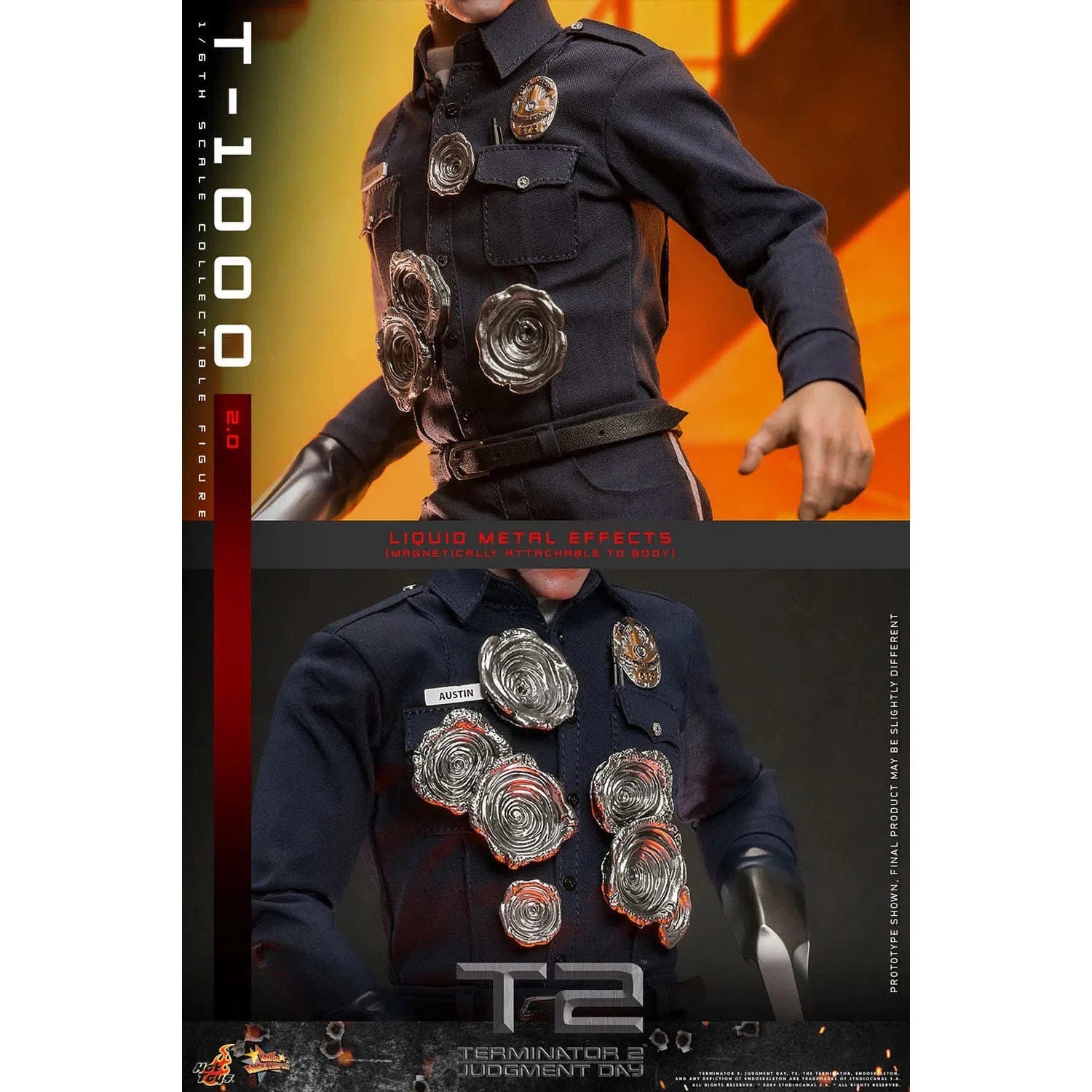 Terminator 2: Judgment Day: T-1000: MMS774: Hot Toys Hot Toys