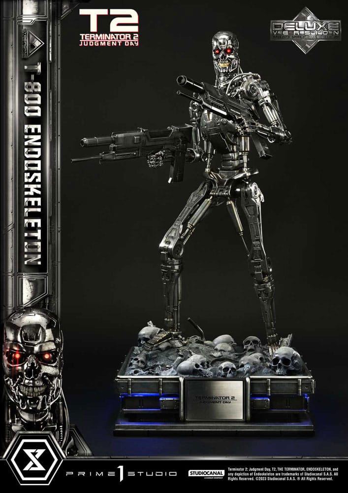 Terminator 2 Museum Masterline Series Statue 1/3 Judgment Day T800 Endoskeleton Deluxe Bonus Version 74 cm - Prime 1 Studio Statues