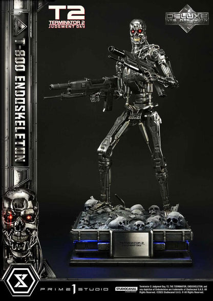 Terminator 2 Museum Masterline Series Statue 1/3 Judgment Day T800 Endoskeleton Deluxe Bonus Version 74 cm - Prime 1 Studio Statues