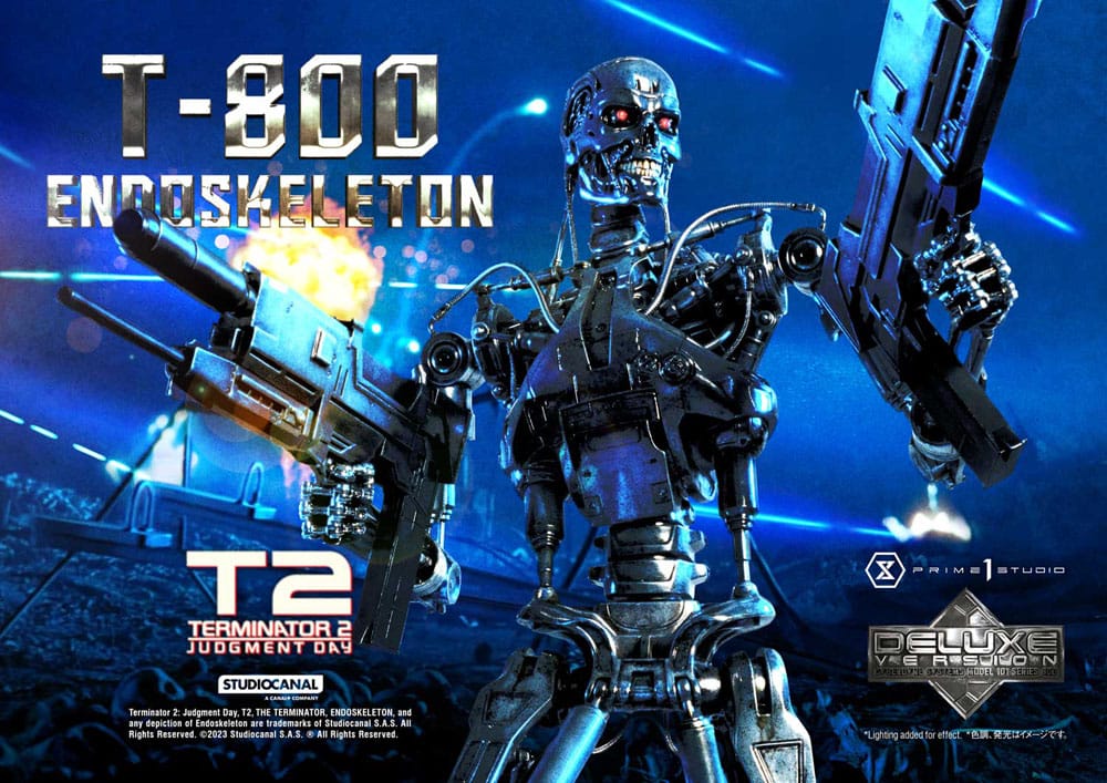 Terminator 2 Museum Masterline Series Statue 1/3 Judgment Day T800 Endoskeleton Deluxe Version 74 cm - Prime 1 Studio Statues