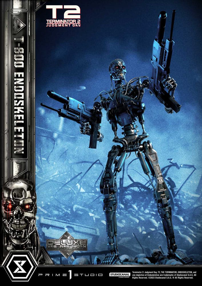 Terminator 2 Museum Masterline Series Statue 1/3 Judgment Day T800 Endoskeleton Deluxe Version 74 cm - Prime 1 Studio Statues
