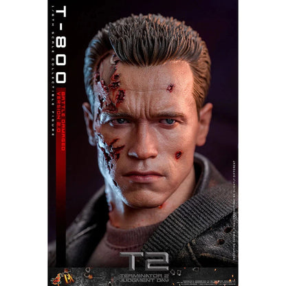 Terminator 2: T-800: Battle Damaged: Version 2.0: DX46 - Hot Toys Action Figure